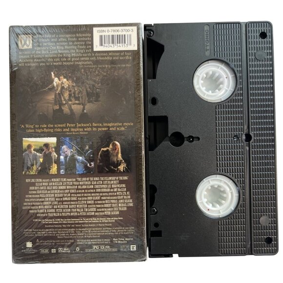 The Lord Of The Rings: The Fellowship Of The Ring VHS 2001 New Sealed - Picture 2 of 6